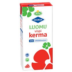 Arla Ingman Luomu Vispikerma into (UHT) 1 L