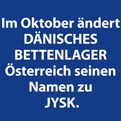 Wir werden JYSK