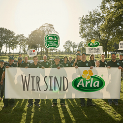 Presseinformation_Arla Foods zeigt moderne, nachhaltige Milchwirtschaft auf der Grünen Woche