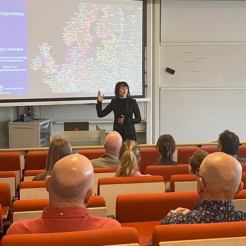 Maja Lundbäck presenterade Sveriges nya energipolitiska mål