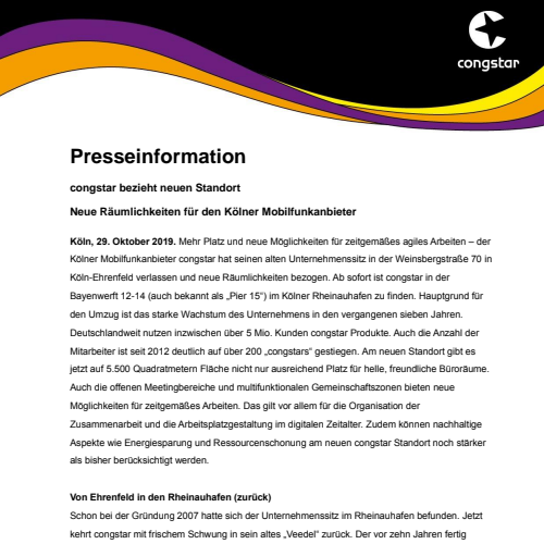 PM_congstar bezieht neuen Standort.pdf