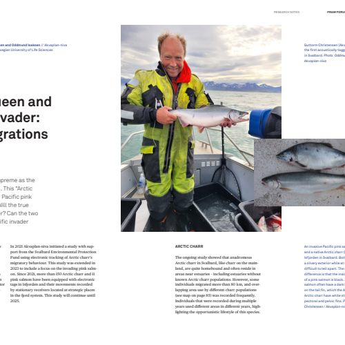 The Arctic queen and the Pacific invader salmonid migrations in Svalbard - Framforum 2024_spreads.pdf