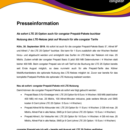 PM_Ab sofort LTE 25 Option auch für congstar Prepaid-Pakete buchbar.pdf