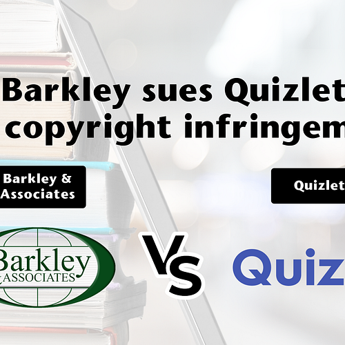 Barkley sues Quizlet for copyright infringement