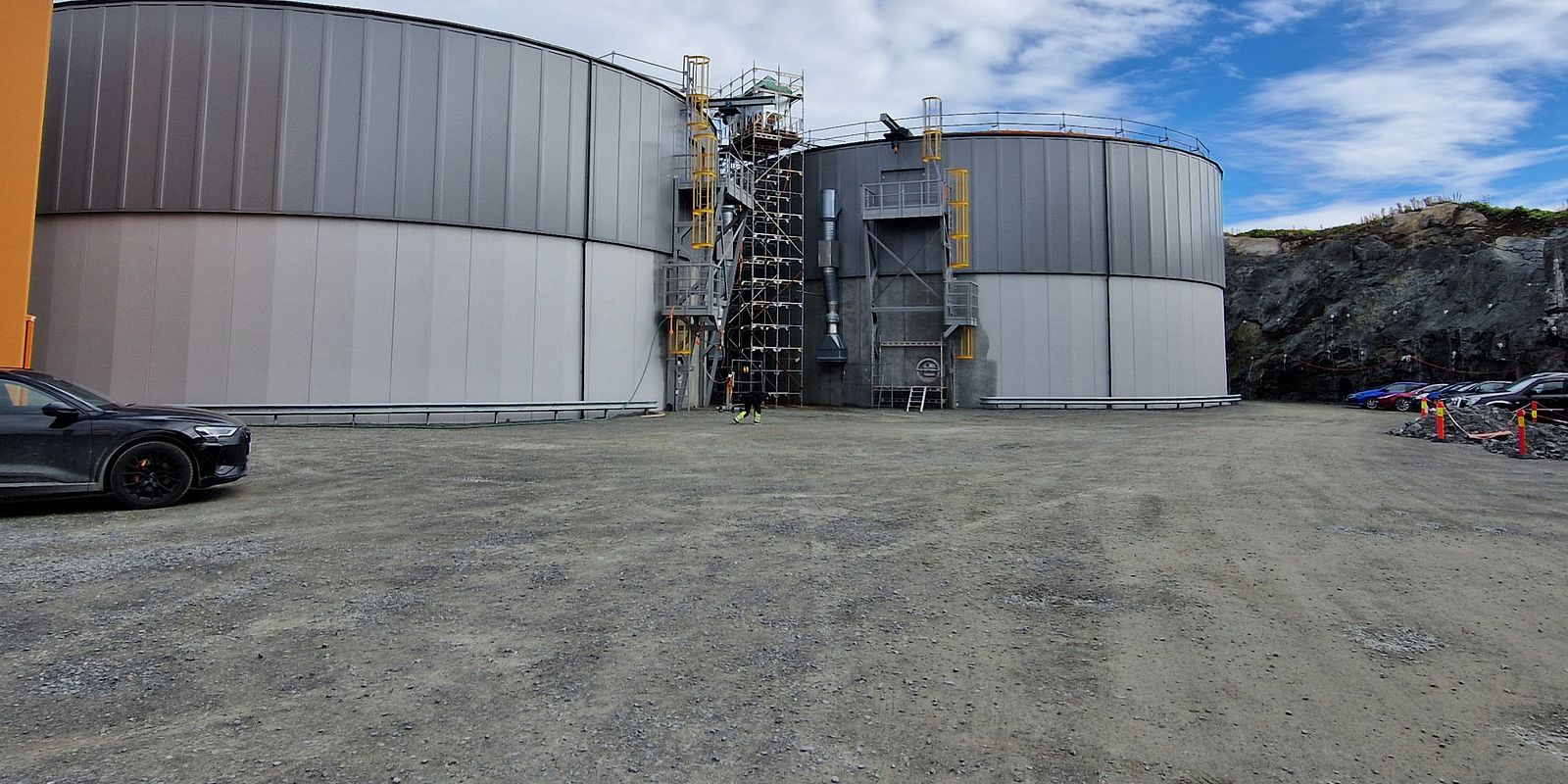 Salmon Evolution land-based facility at the Norwegian west coast (Photo: Trude Borch/Akvaplan-niva)