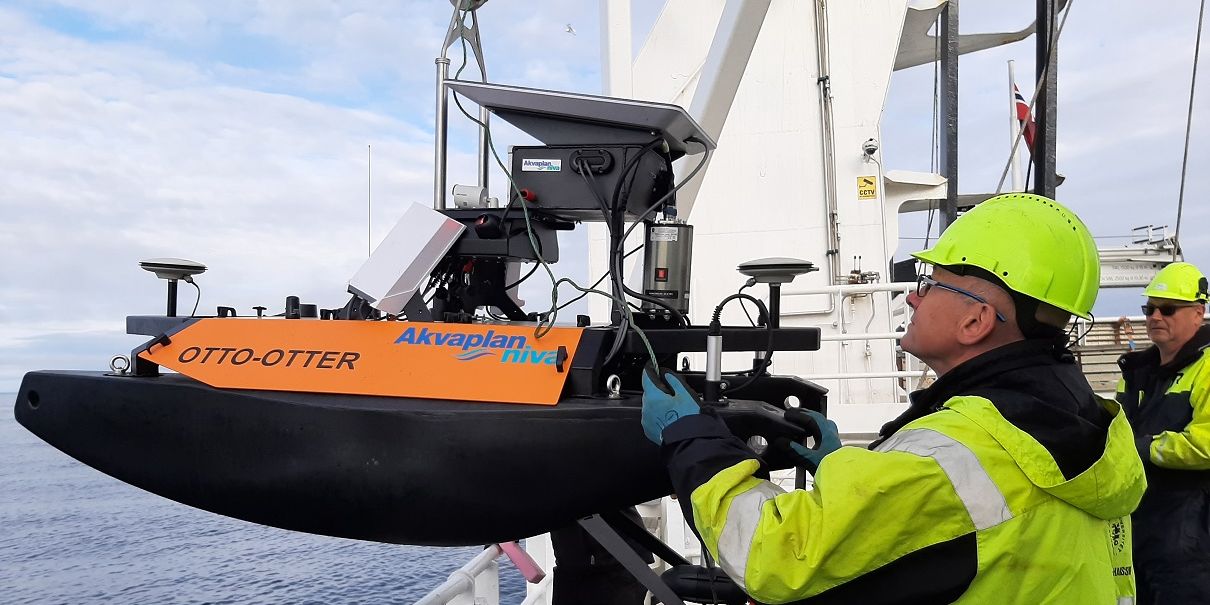 Utsett av "Otter", Polarfronten. Foto: Eva Leu/Akvaplan-niva