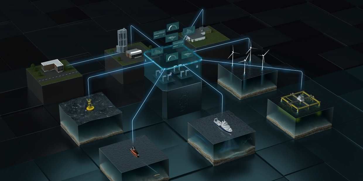 Kongsberg Maritime has launched Blue Insight, a modular, cloud-based solution for seamless data collection and analysis (Illustration: Kongsberg Maritime).