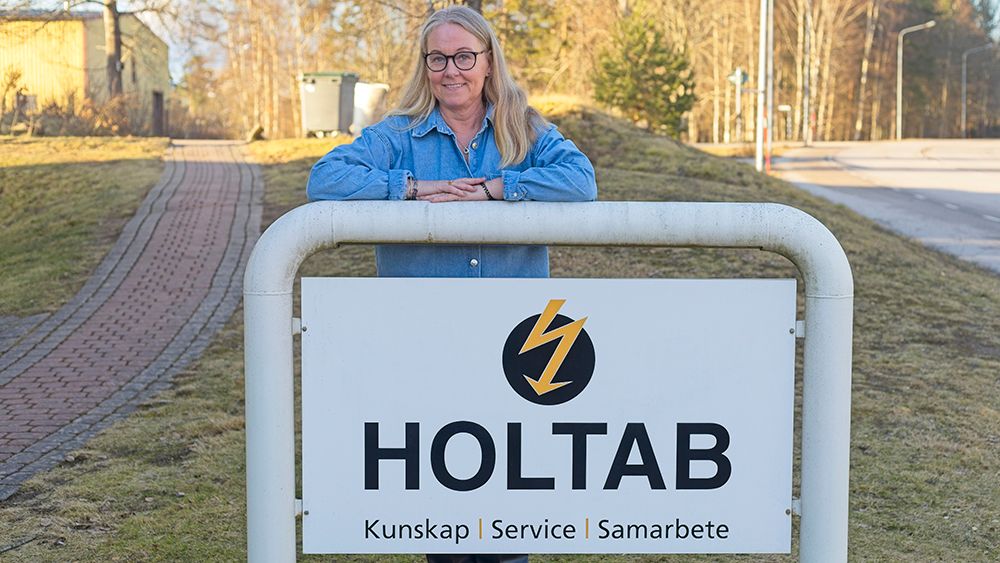 Karin Kilman firar 40 år på Holtab och har använt Konteks produkter och lösningar lika länge. 