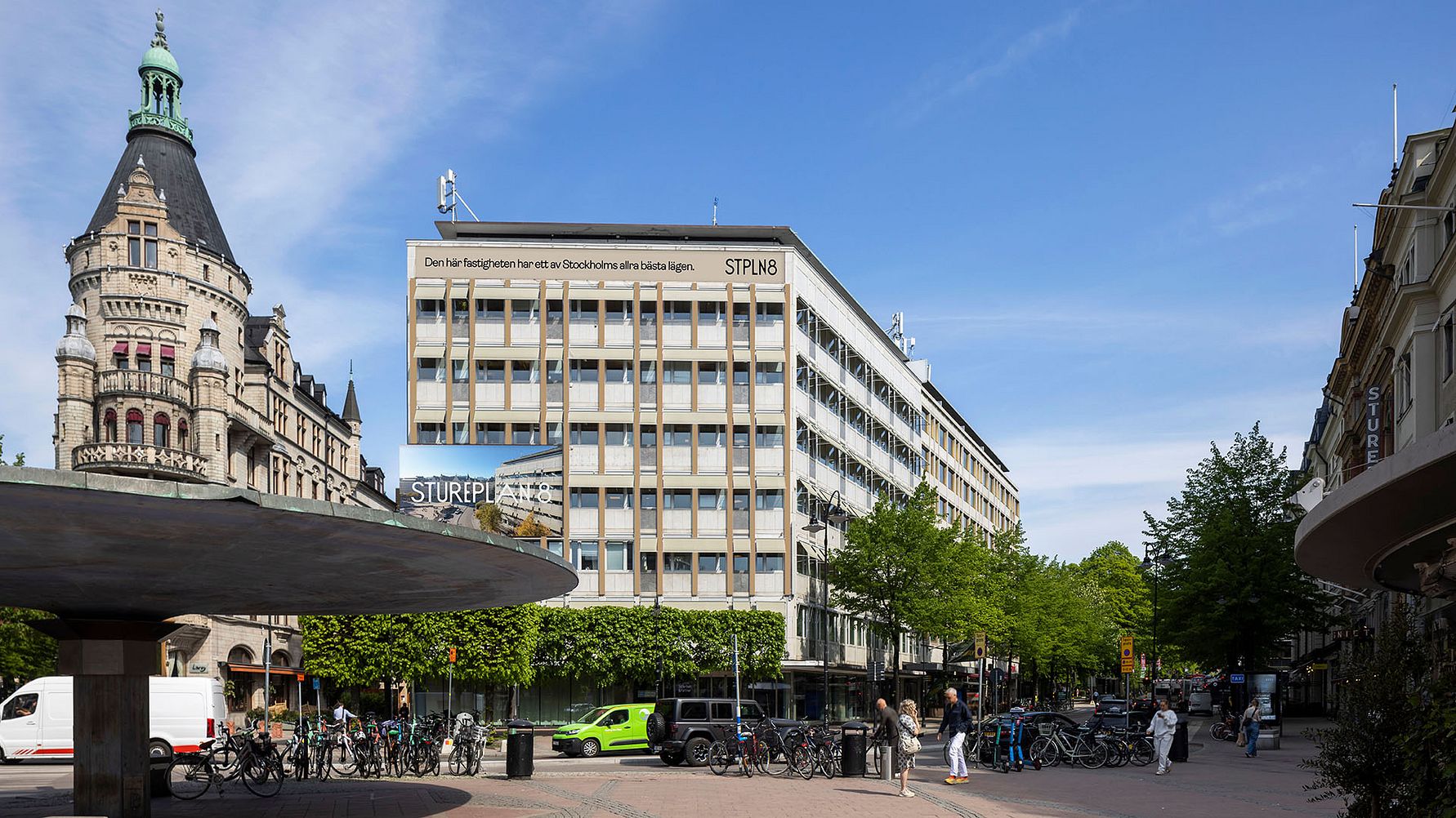 Afa Fastigheters fastighet Ladugårdsgrinden 18 utgörs av ett helt kvarter vid Stureplan mitt i centrala Stockholm. Fastigheten består av en kontorsdel mot Stureplan samt hotell Anglais mot Sturegatan och Humlegården. 