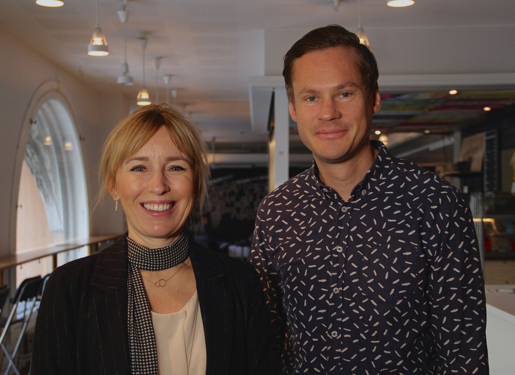 Linn Tornérhielm och Johan Björnsrud