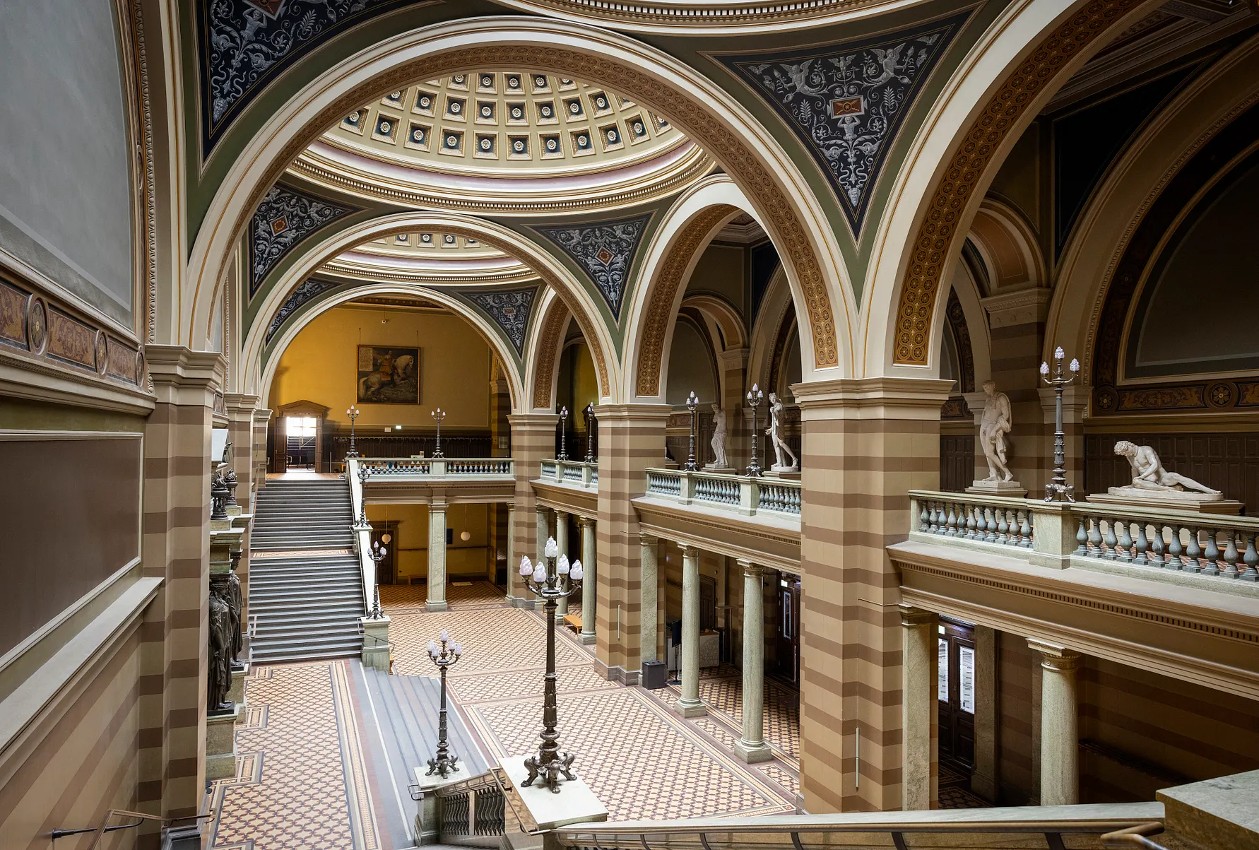 The antechamber in the University Main Building. Photo: Mikael Wallerstedt