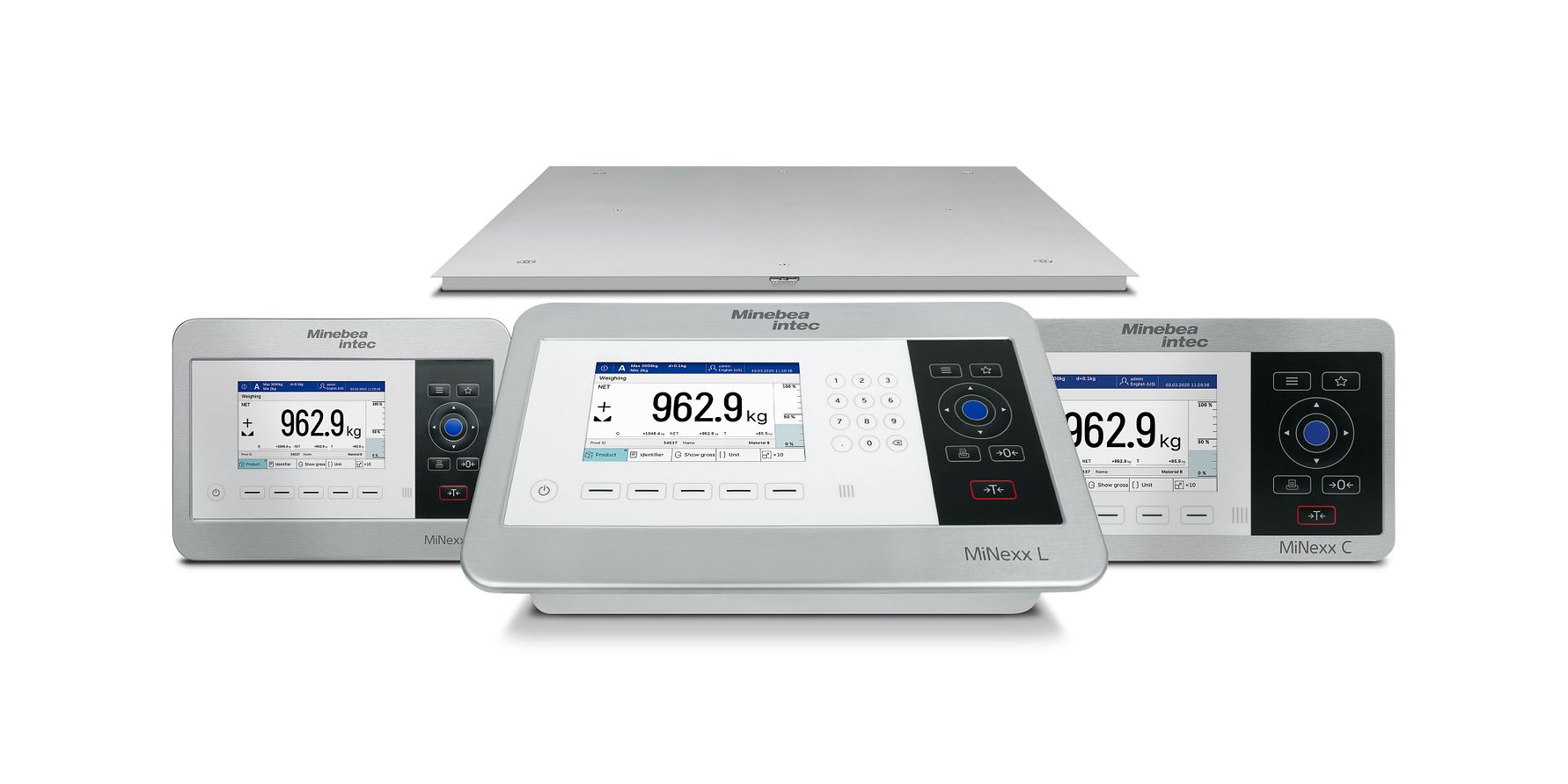 Minebea Intec presents latest weight indicators and floor scale MiNexx® at PPMA 2025