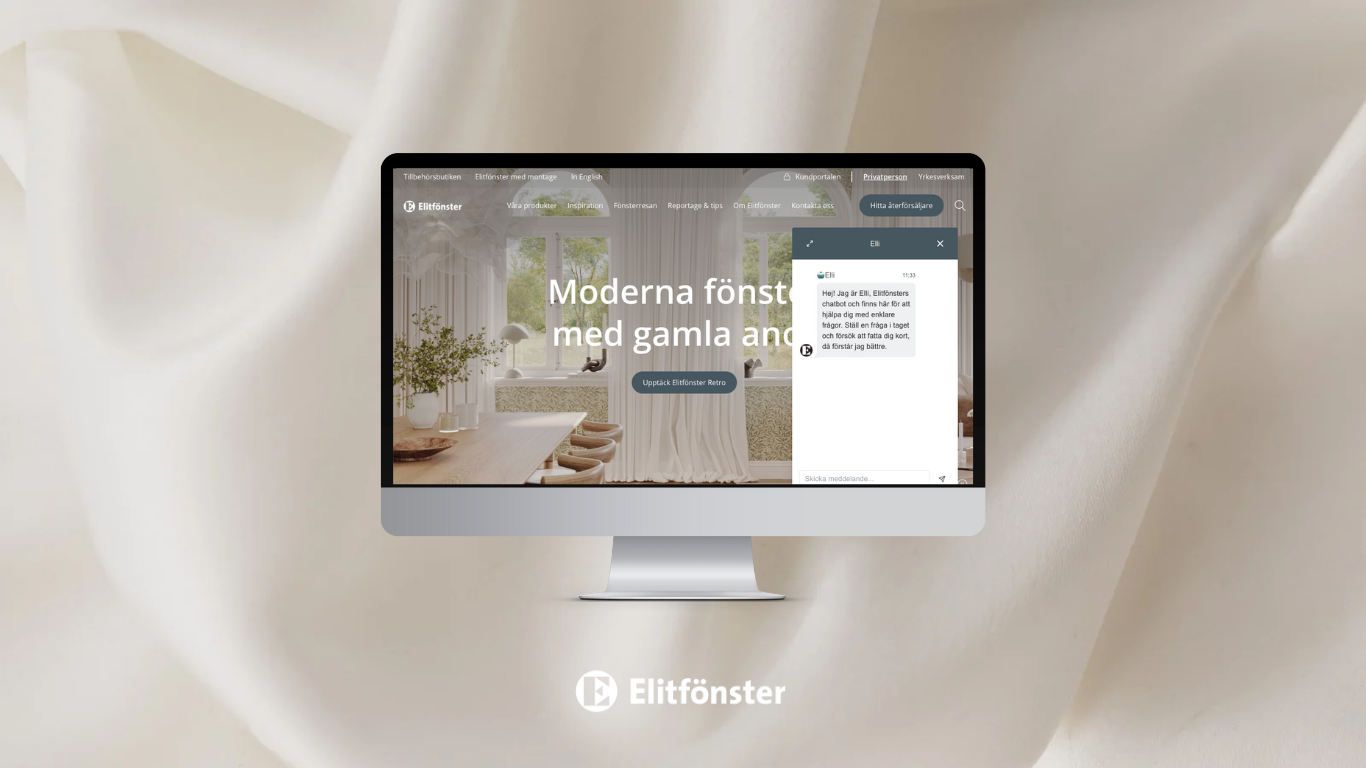 Genom satsningen på Elli fortsätter Elitfönster att kombinera teknisk utveckling med det som alltid varit kärnan i verksamheten: kvalitet, enkelhet och hållbarhet.