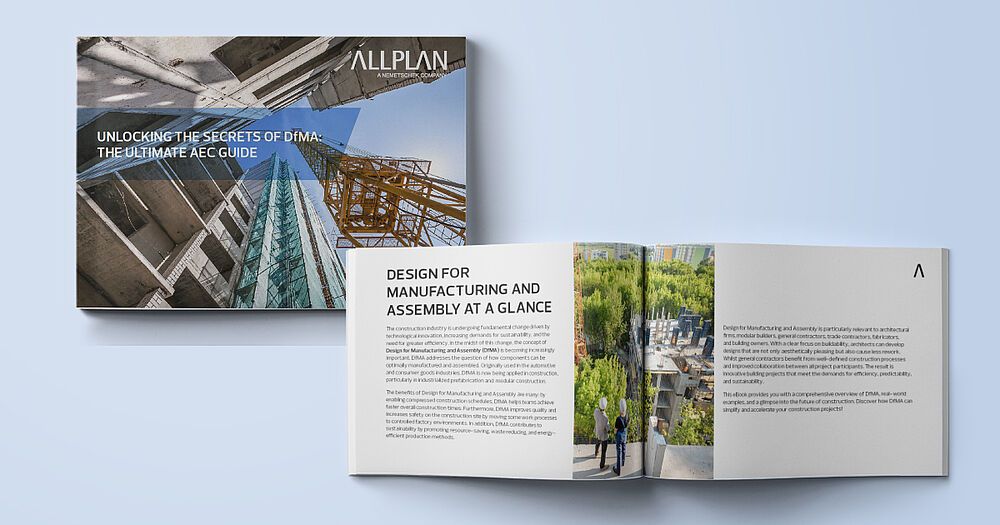 ALLPLAN publishes eBook "Unlocking the Secrets of DfMA: The Ultimate AEC Guide"