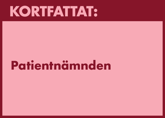 Grafik kortfattat patientnämnden 