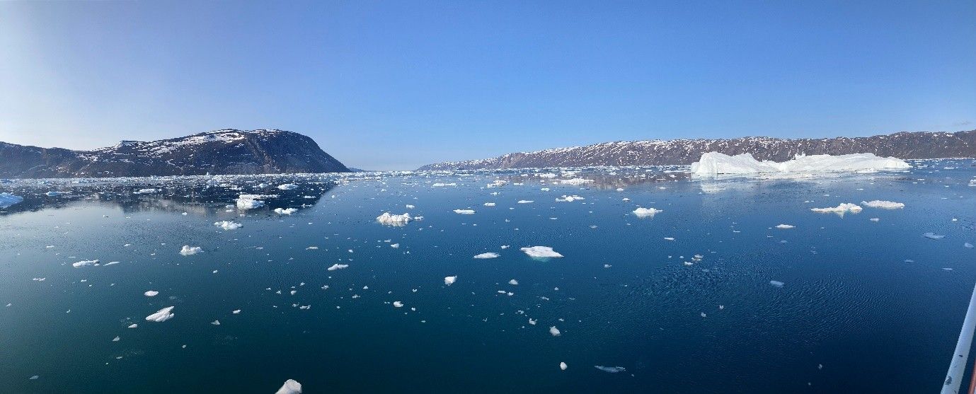 Sampling on a clear and sunny day in Eqi fjord near Disko Island, West Greenland.jpg