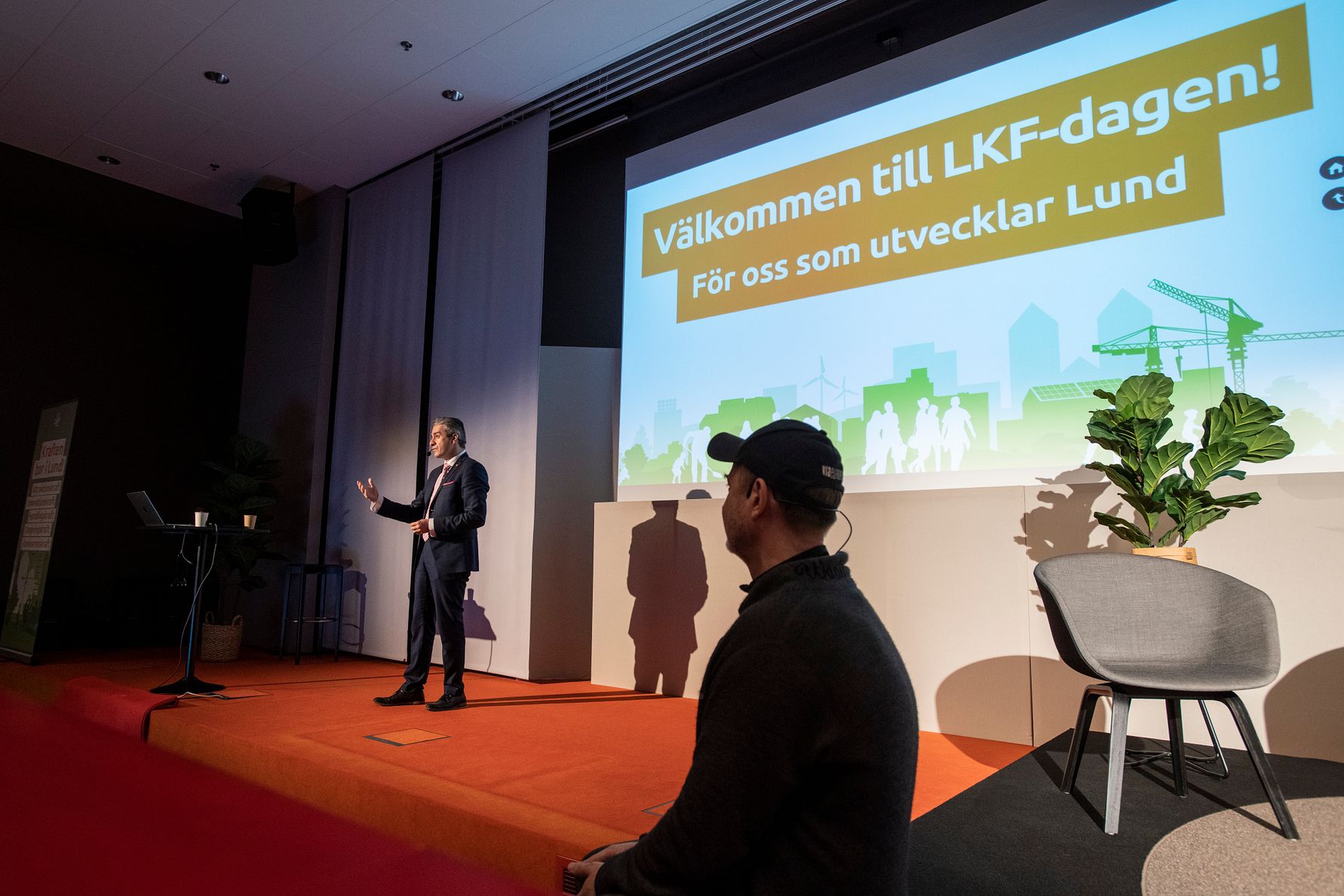 LKF dagen 2022 - temat "Kraften bor i Lund", då bland andra energi och digitaliseringsministern, Khashayar Farmanbar, deltog.