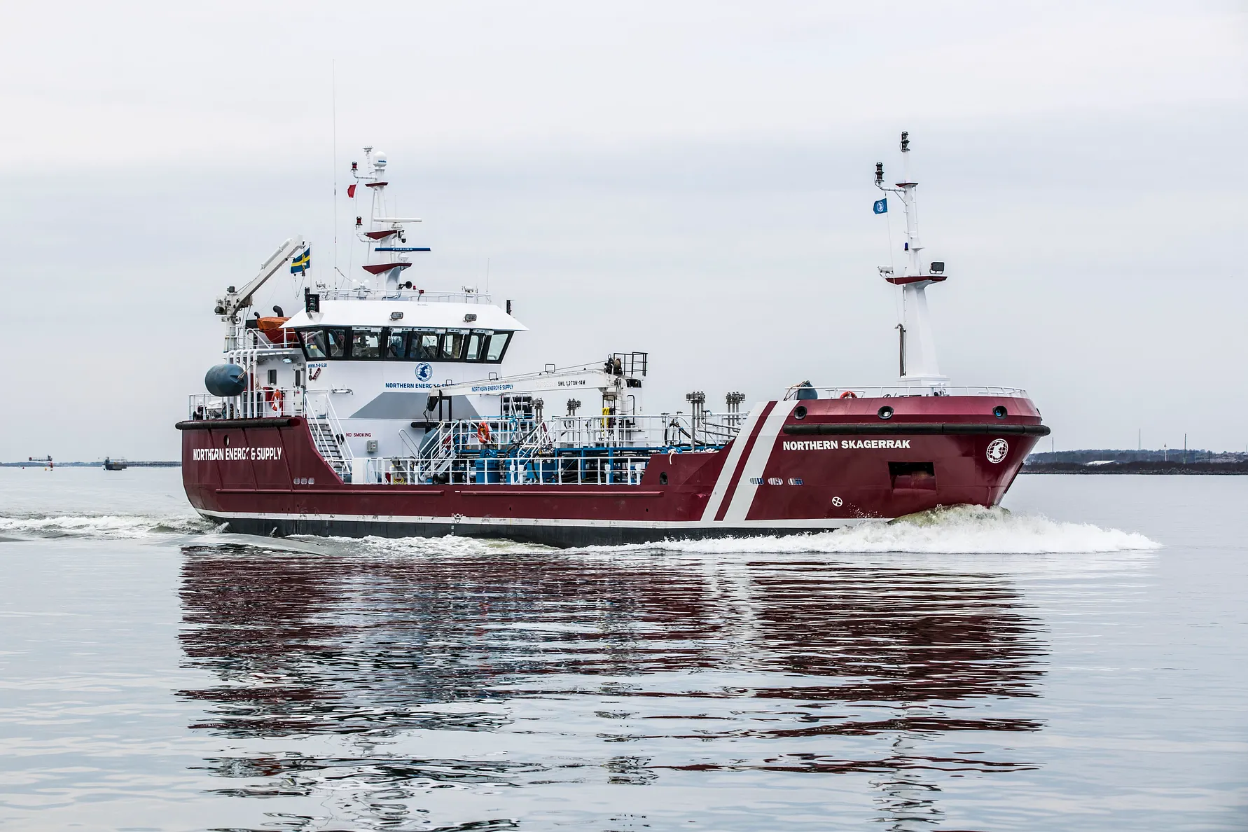 Northern Skagerrak kommer att hämta upp sludge från anlöpande fartyg i Göteborgs Hamn. Bild: Northern Energy & Supply.