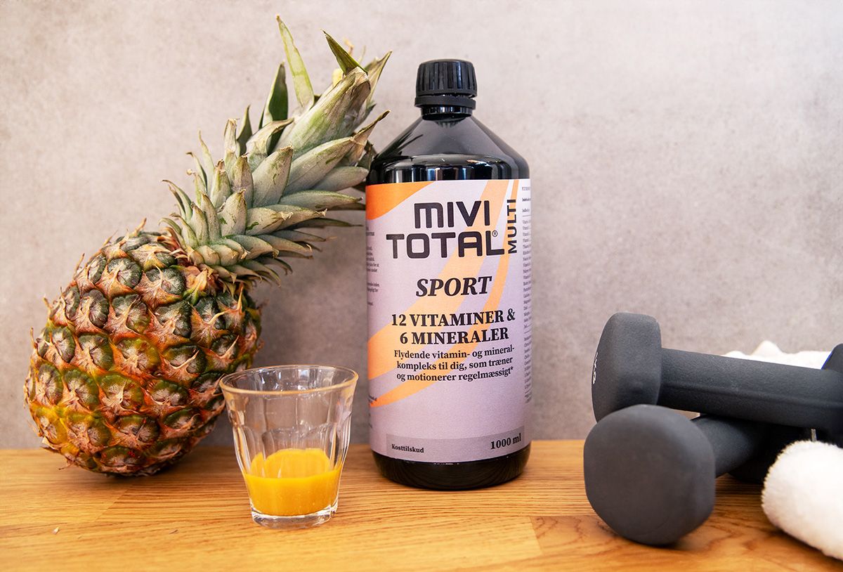 Mivitotal Sport - nyd et aktivt liv med vitaminer og mineraler i flydende form