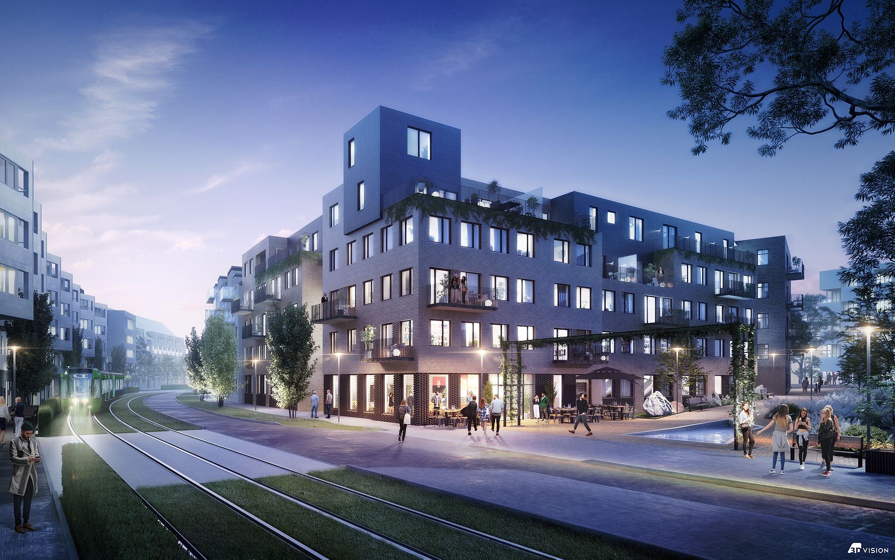 Xplorion i Brunnshög är ett av LKFs byggprojekt som rullar i Lund på trots situationen med tanke på Covid19. www.lkf.se/xplorion