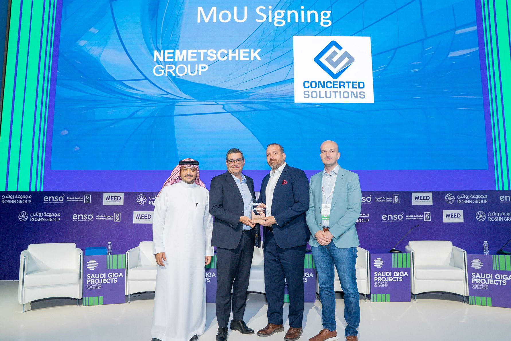 Partnerschaft zwischen Nemetschek und Concerted Solutions treibt digitale Lösungen im Bau- und Infrastrukturmarkt des Golf-Kooperationsrats voran