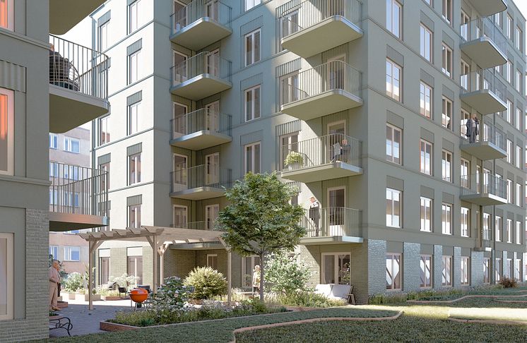 Västra-Hagastaden_Gårdsvy