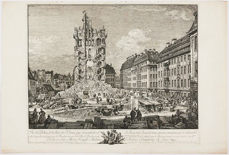 Vu över Dresden av Bernando Berlotto