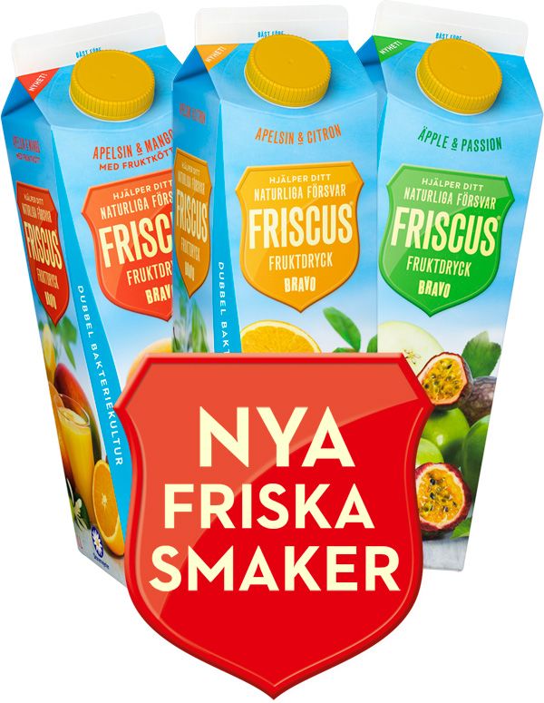 Friscus med nya friska smaker