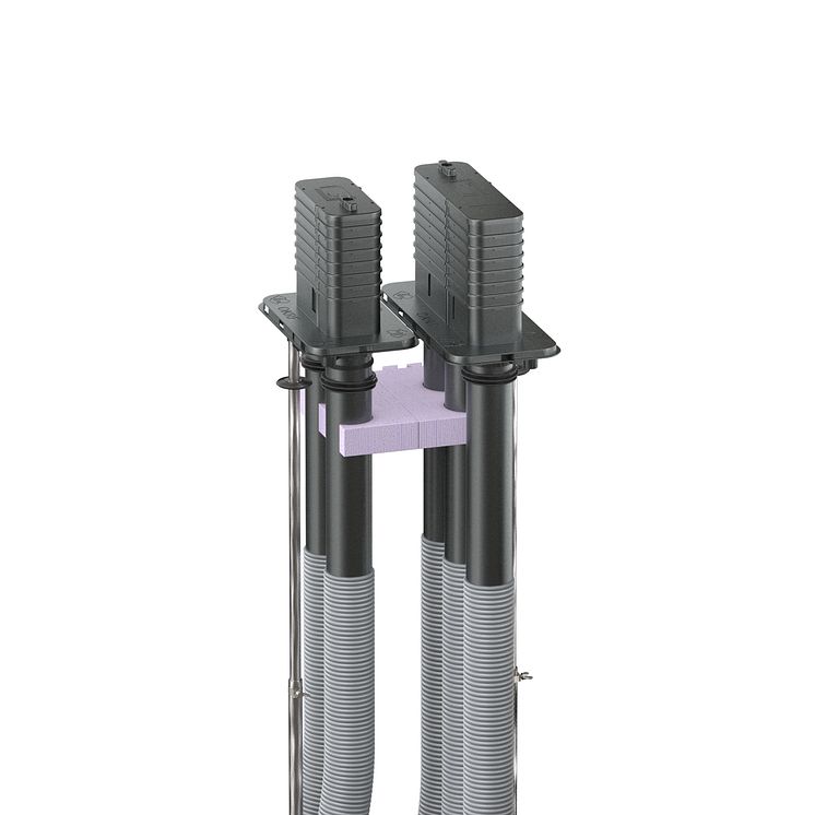 Quadro-Secura® Abstandshalter Nova R in paralleler Anordnung
