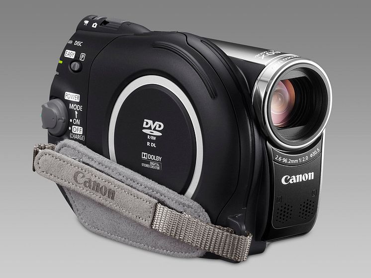 Videokamera DC411 från sidan svart