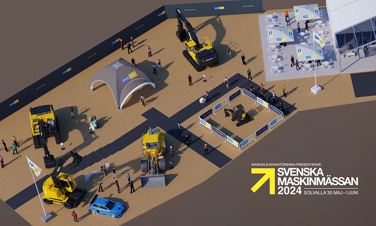 Swecons monter på Svenska Maskinmässan 2024