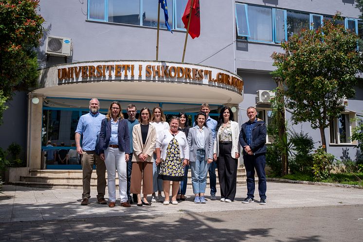 Mitarbeitenden-Austausch mit der Universität Shkodra „Luigj Gurakuqi“