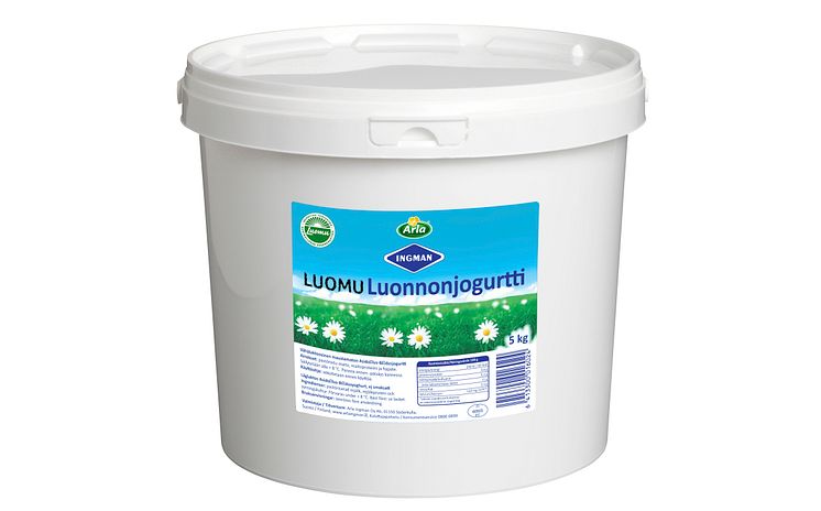 Arla Ingman Luomu Maustamaton jogurtti 5 kg