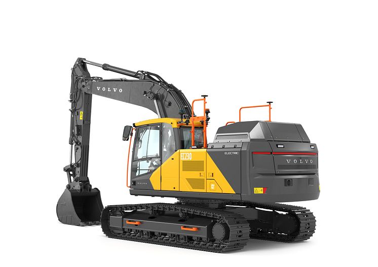 Volvo EC230 Electric (450 kWh) - frilagd vänster bak