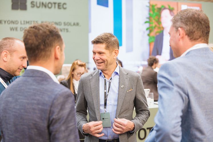 CEO Bernhard Suchland at Intersolar 2025 