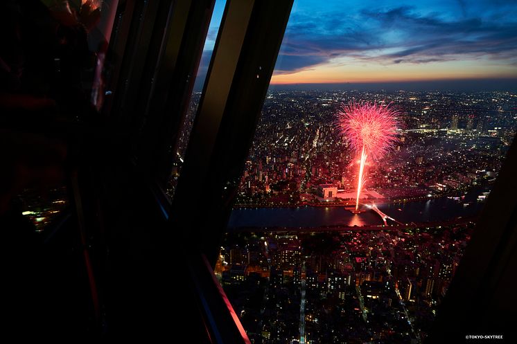 View the Fireworks from TOKYO SKYTREE