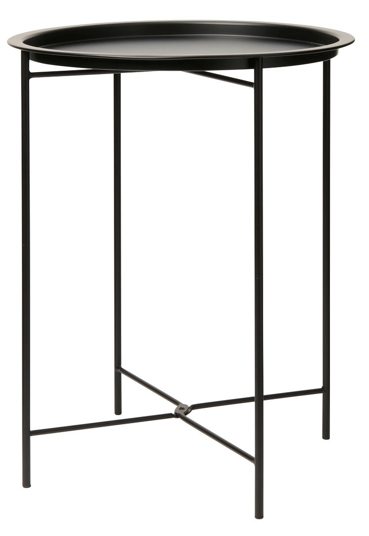 NYHET! Tray table Melvin 42x52 cm Black Metal 14,90  EUR.jpg