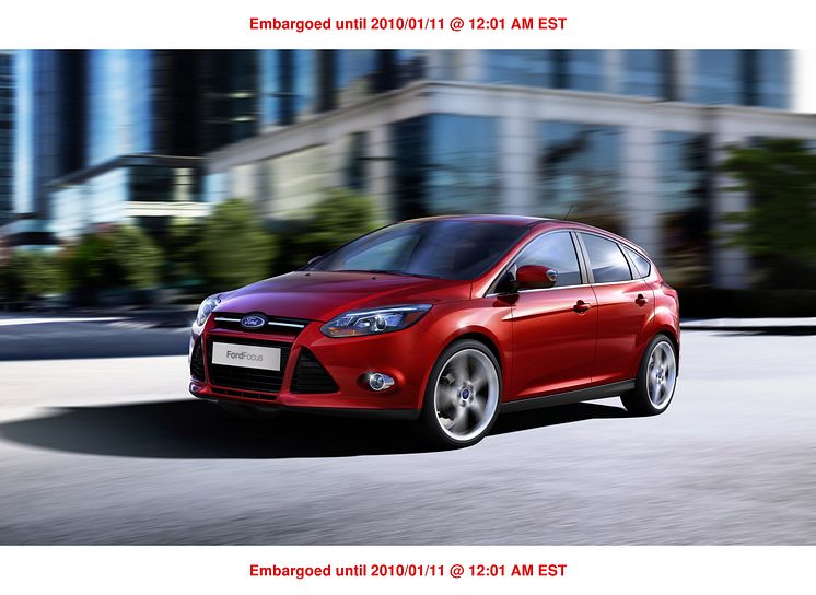 Världsdebut för helt nya Ford Focus på Detroit Motorshow 