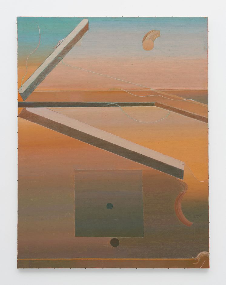 Miyoko Ito, Act One in the Desert, 1977. Oil on canvas. 119 x 91 cm. Private Collection, Greenwich, USA. Image courtesy of Matthew Marks Gallery