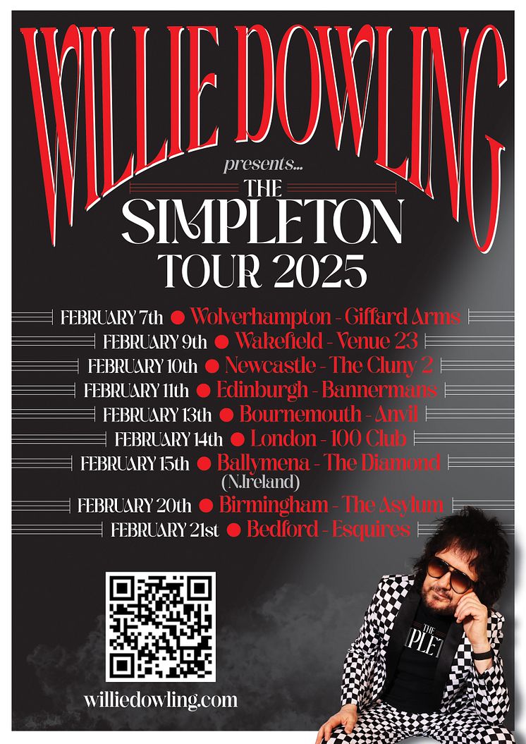 Willie Dowling Presents The Simpleton UK Headline Tour 2025