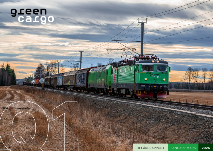 Green Cargo delårsrapport Q1 2025