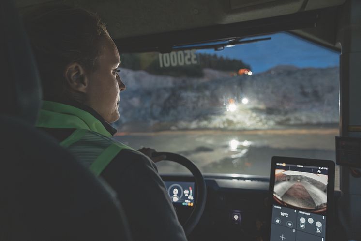 Förarmiljö Volvo A50 dumper