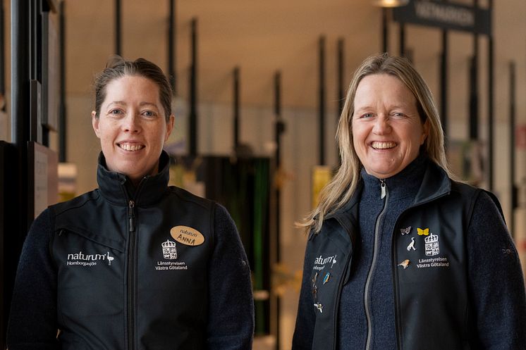 Anna Lernhage och Malin Herlin, naturum Hornborgasjön.