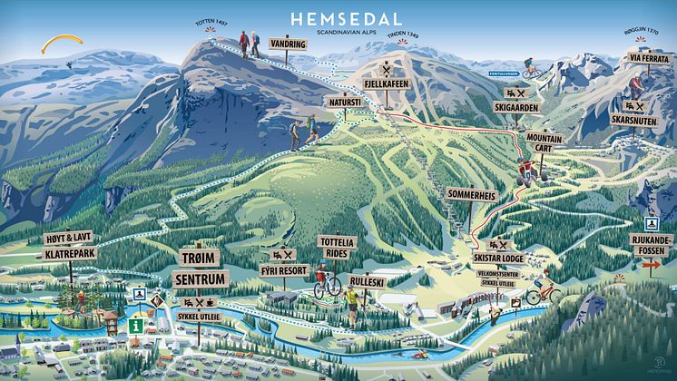 hemsedal sommerkarta