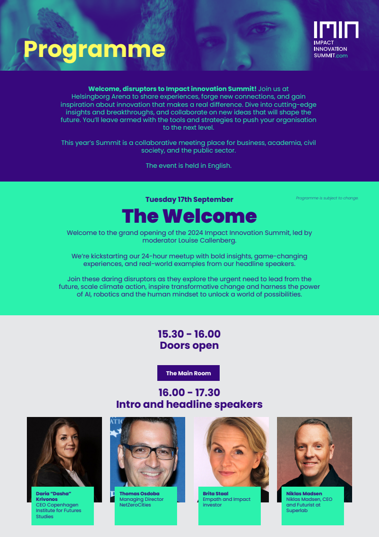 Program Impact Innovation Summit 2024