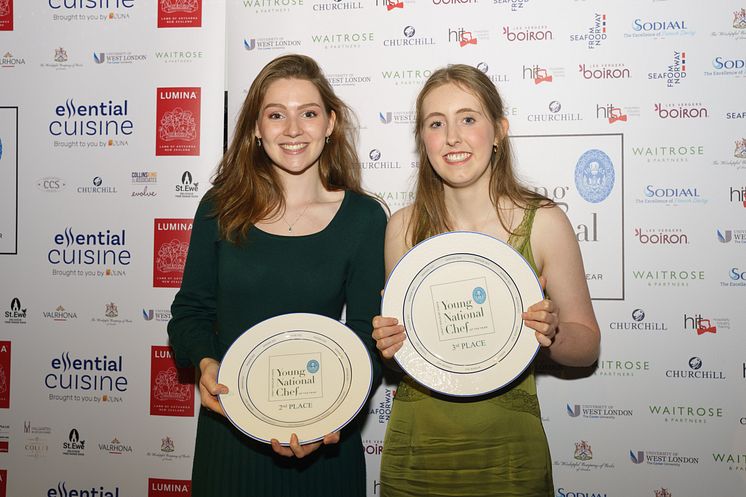 YNCOTY runner ups Rosie Welch and Kiera Carolan