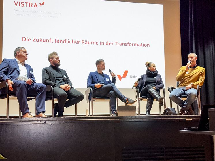 Podiumsdiskussion zur Zukunft ländlicher Räume an der Universität Vechta