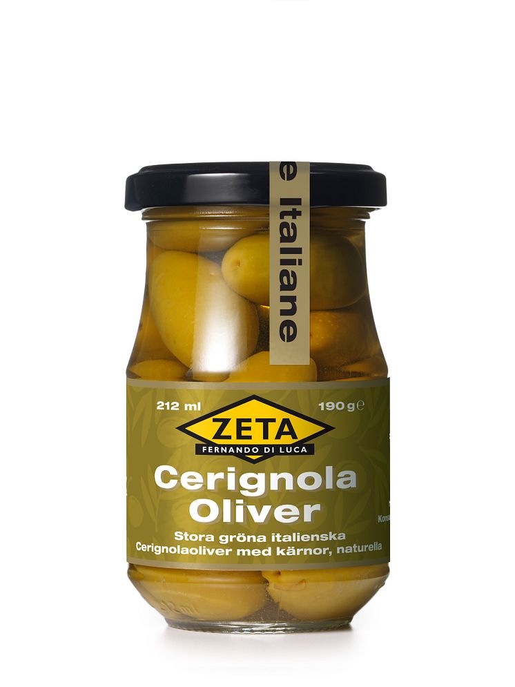 Zeta Cerignola - gröna delikatessoliver från Italien