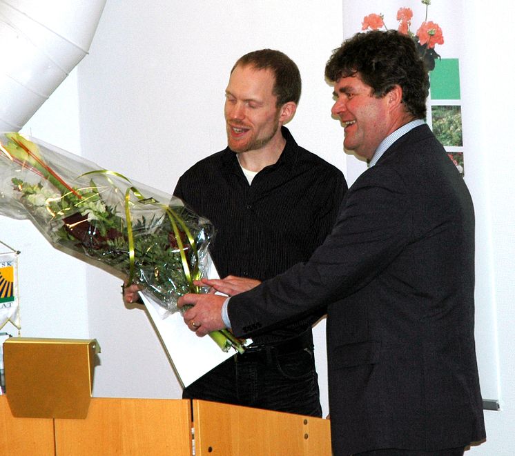 Mäster Gröns stipendium 2009 har tilldelats Martin Bergstrand.