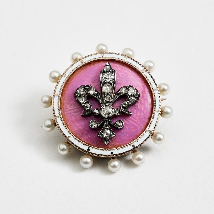 Brosch av Fabergé